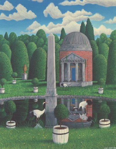 Temple, Chiswick House Gardens by Larry Smart